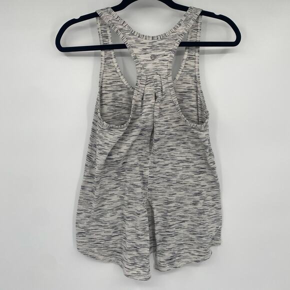 Lululemon Women's Tiger Space Dye Black White Salute the Sun Tank Top Size 4 - Picture 6 of 11